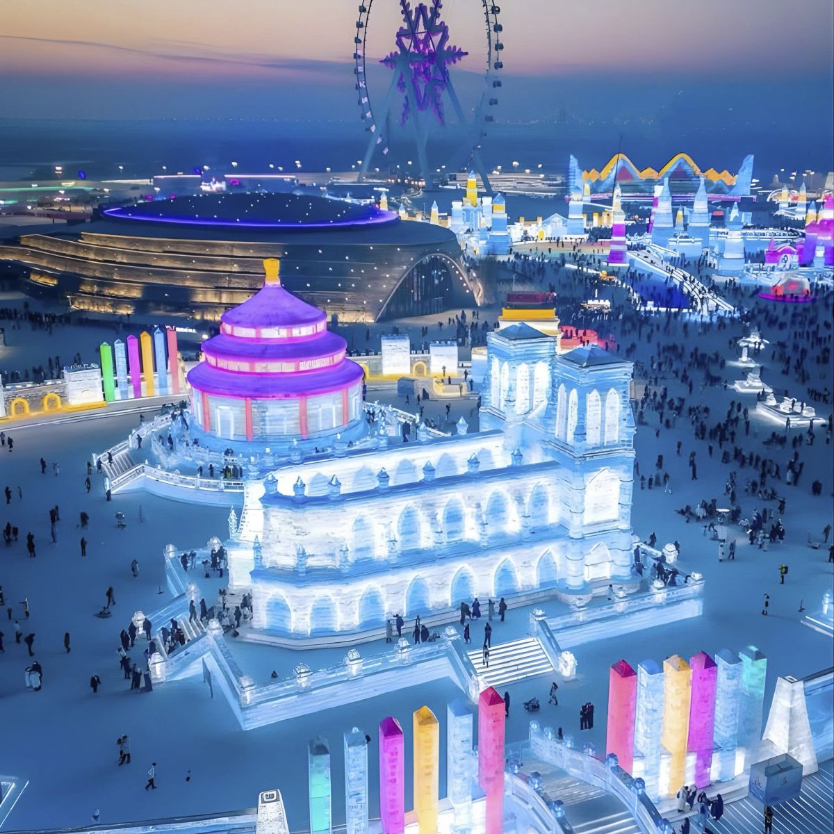 Lễ hội băng Cáp Nhĩ Tân: check in “Wonnderland” băng tuyết lớn nhất thế giới