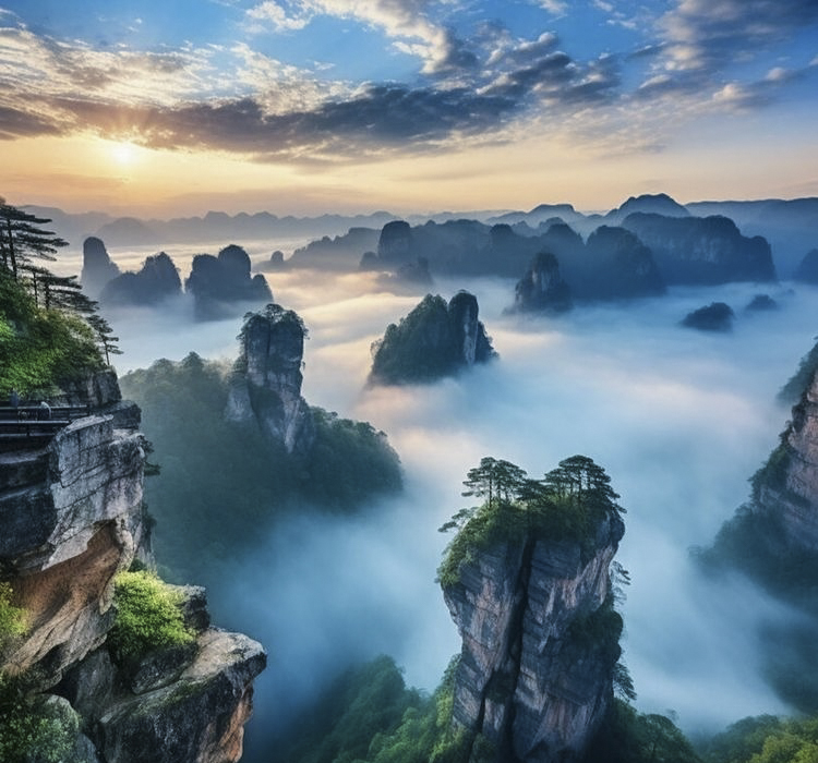 Trương Gia Giới - Phượng Hoàng - Phù Dung Trấn 6 ngày 5 đêm>