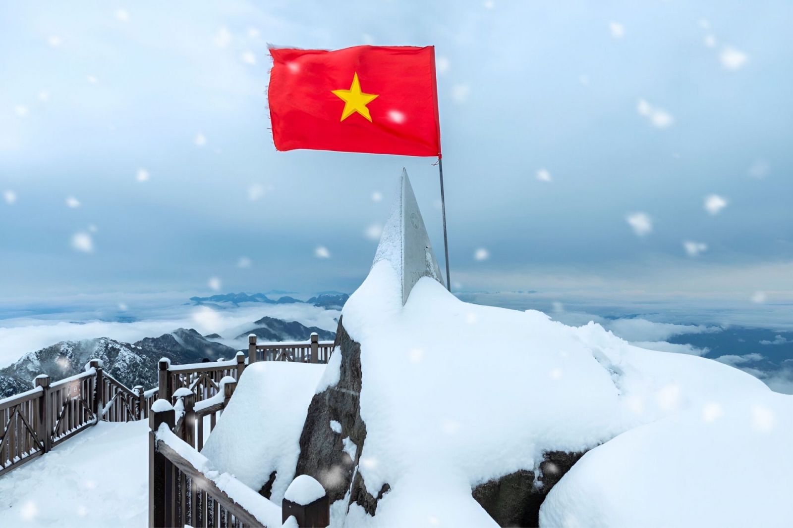 Kinh nghiệm săn tuyết trên đỉnh Fansipan tháng 12